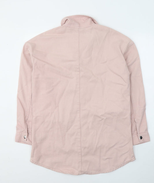 Dunnes Stores Womens Pink   Jacket  Size XS  Button