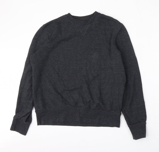Dunnes Mens Grey  Cotton Pullover Sweatshirt Size XS