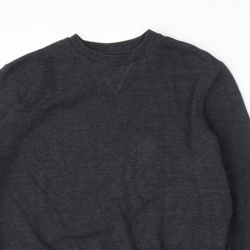 Dunnes Mens Grey  Cotton Pullover Sweatshirt Size XS