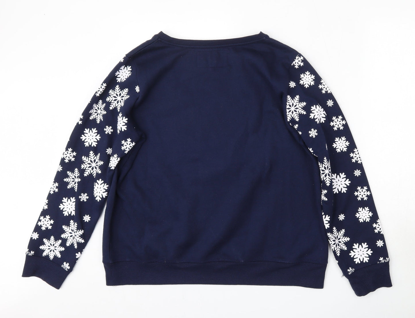Dunnes Stores Womens Blue  Polyester Pullover Sweatshirt Size L