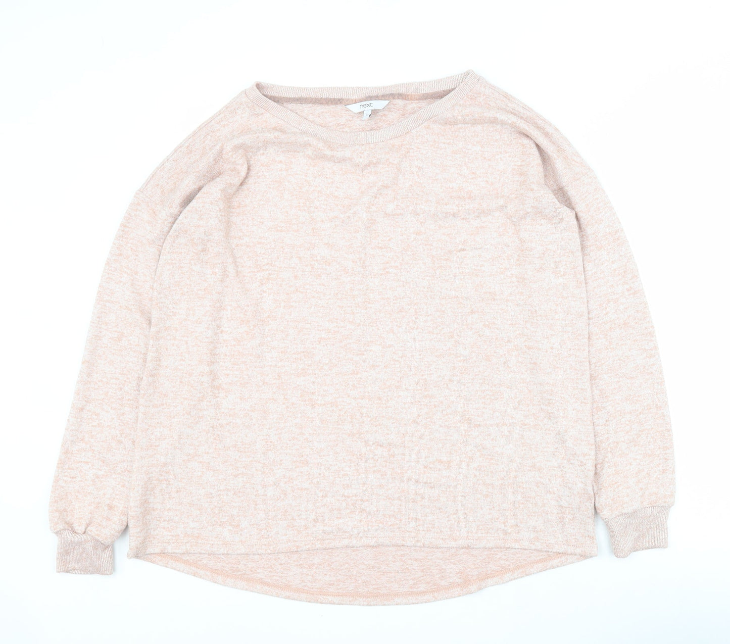 NEXT Womens Pink Crew Neck  Polyester Pullover Jumper Size 14