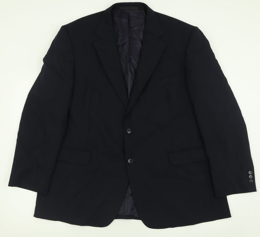 Marks and Spencer Mens Beige  Wool Jacket Suit Jacket Size 46