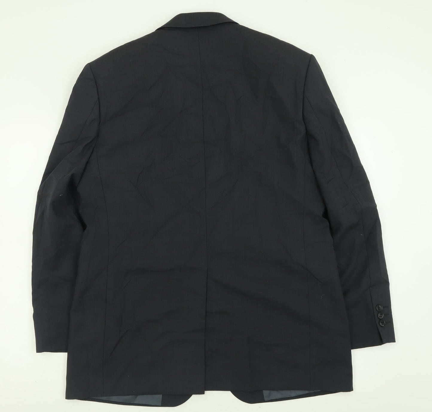 Marks and Spencer Mens Grey  Wool Jacket Suit Jacket Size 40