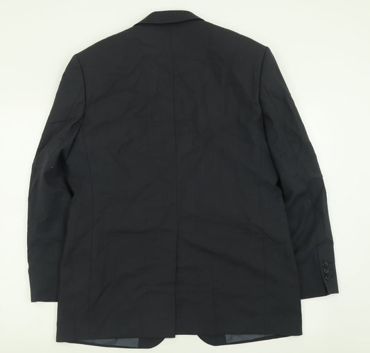 Marks and Spencer Mens Grey  Wool Jacket Suit Jacket Size 40