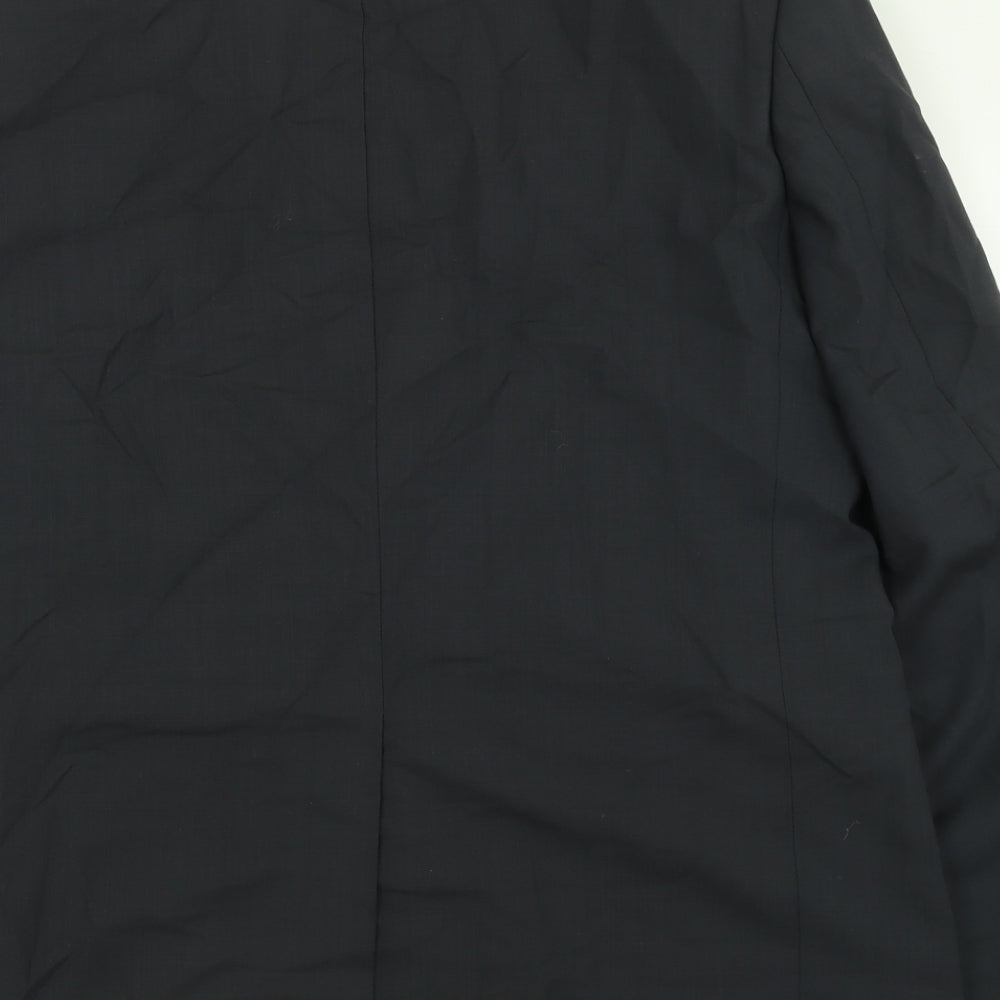 Marks and Spencer Mens Grey  Wool Jacket Suit Jacket Size 40