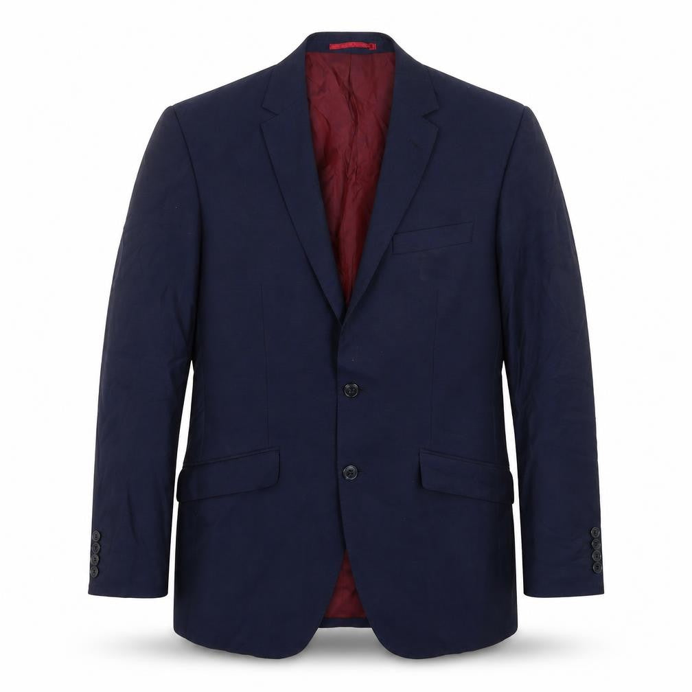 Marks and Spencer Mens Blue  Wool Jacket Suit Jacket Size 38