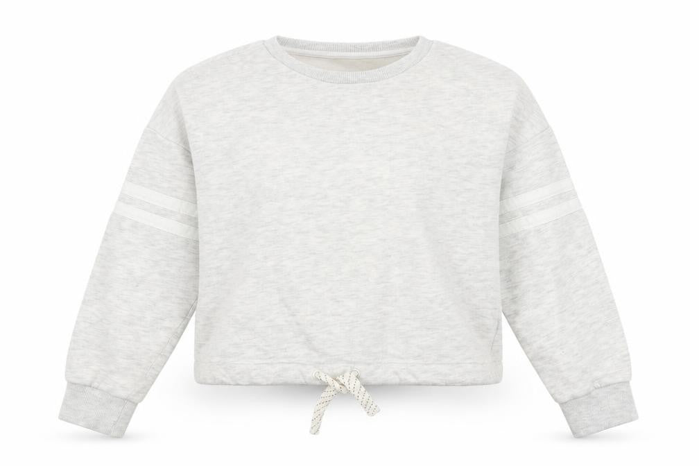Marks and Spencer Girls Grey  Cotton Pullover Sweatshirt Size 10-11 Years  Pullover