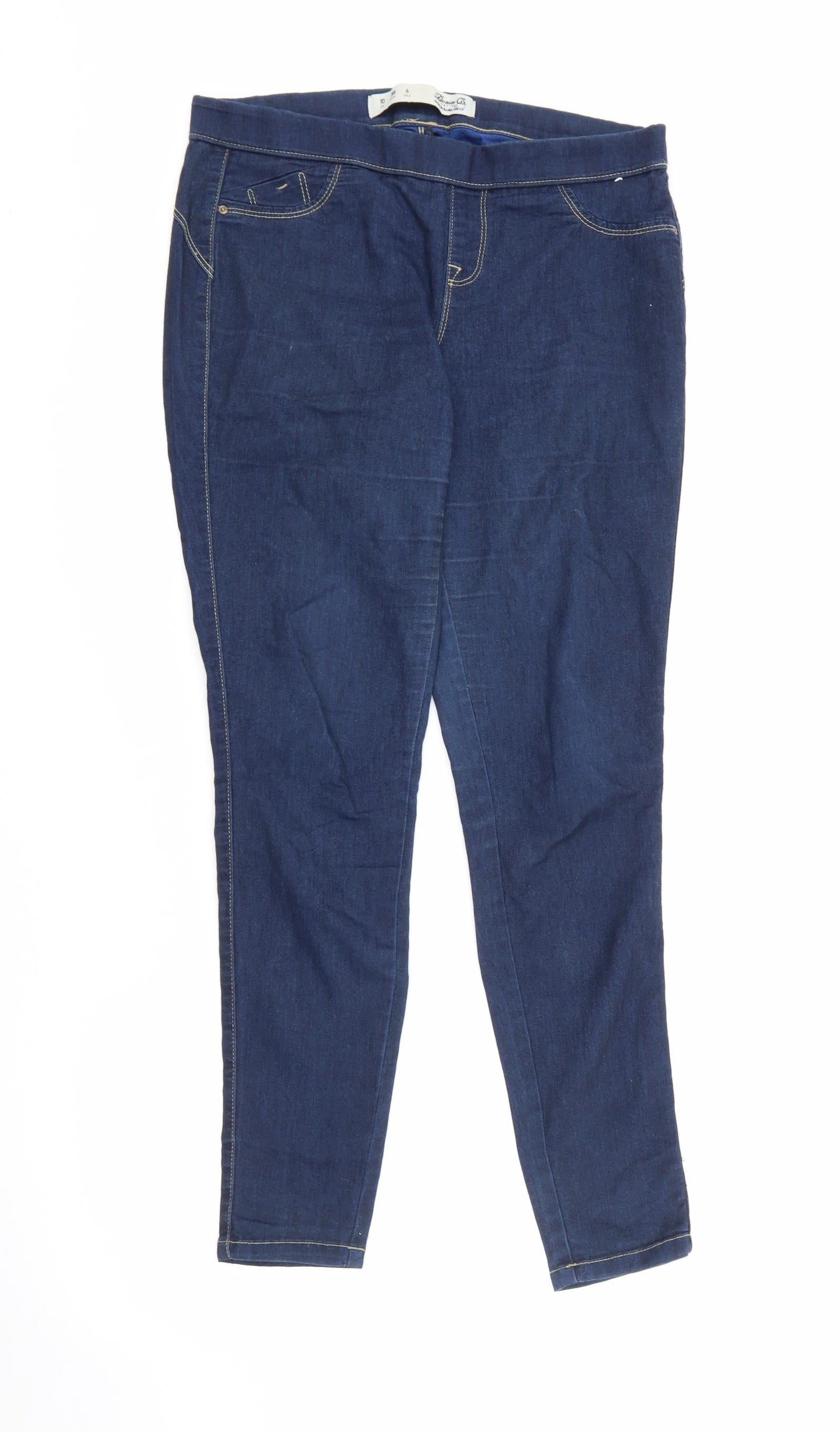 Denim Co Womens Blue  Cotton Jegging Jeans Size 10 L27 in Regular