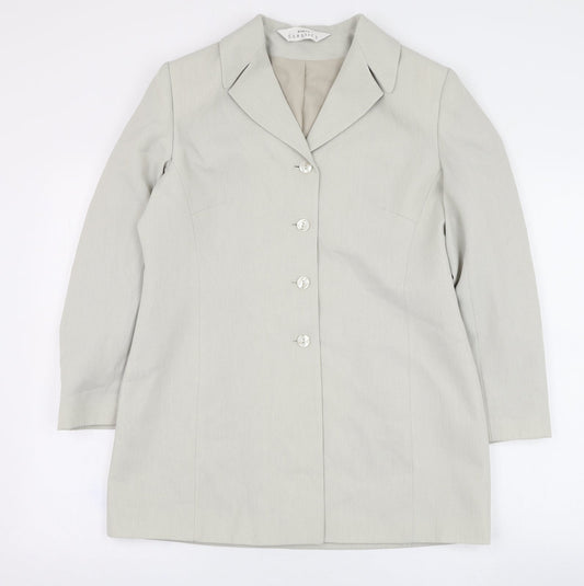 Modern Classics Womens Green   Jacket Blazer Size 14  Button
