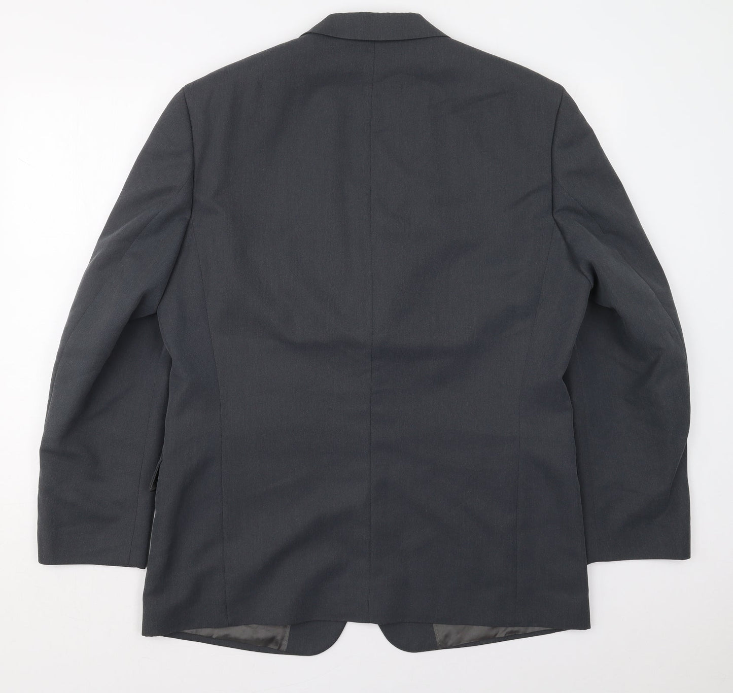 Eddy Taylor Mens Grey  Polyester Jacket Suit Jacket Size 42