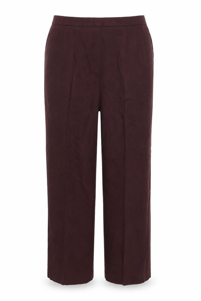 Kira Womens Purple  Polyester Trousers  Size 14 L25 in Regular