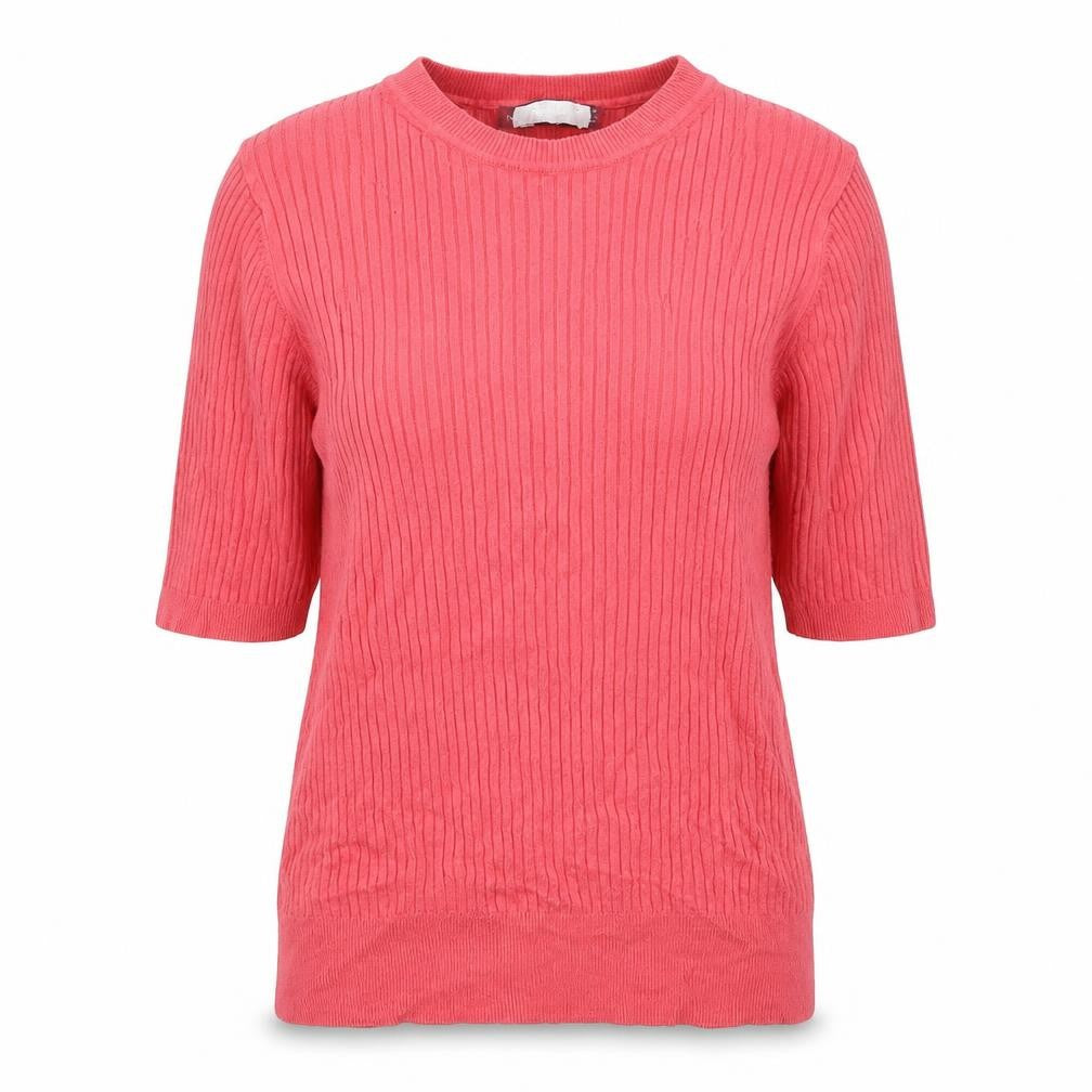 Marks and Spencer Womens Pink Crew Neck  Viscose Pullover Jumper Size 10