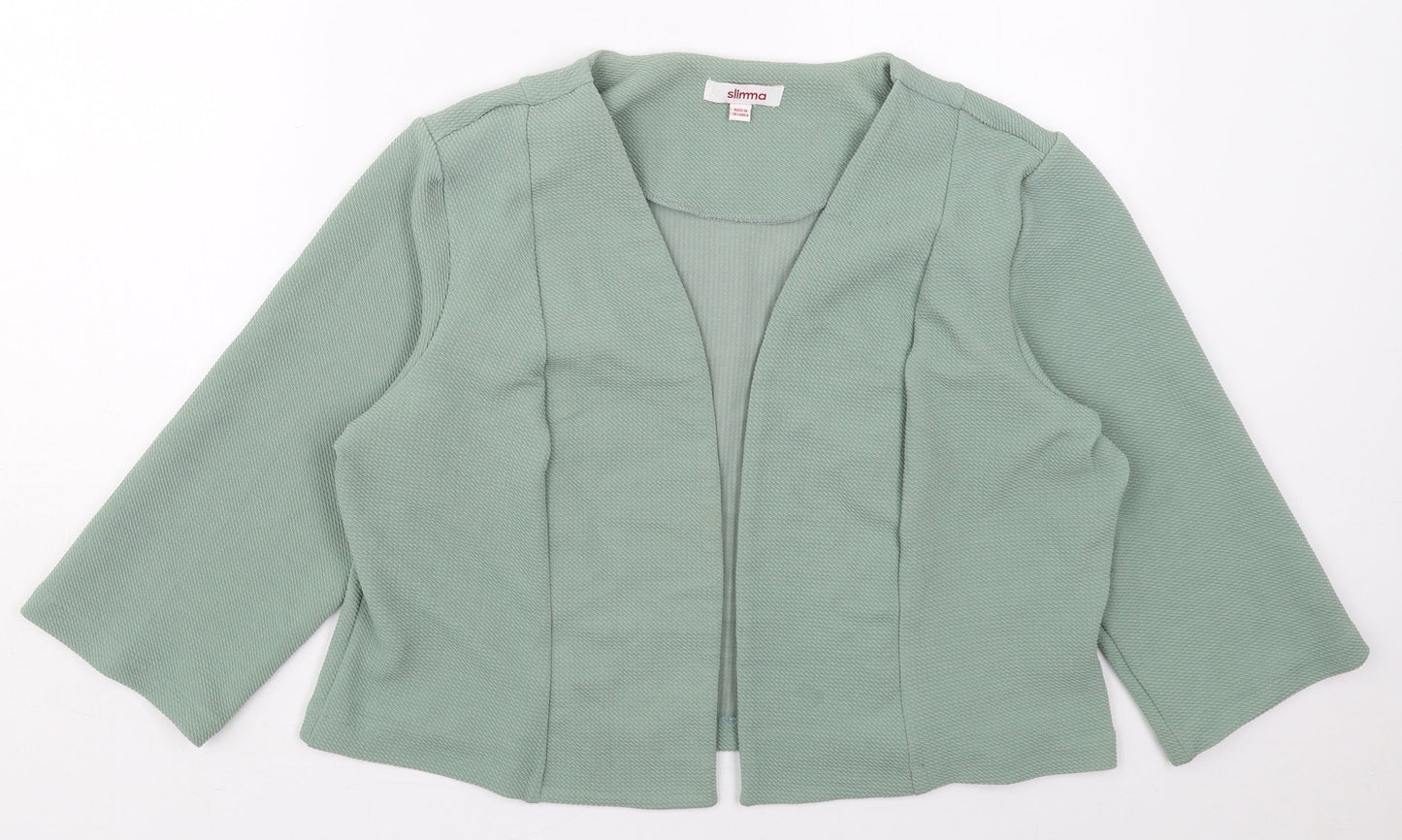 Slimma Womens Green   Jacket  Size 18