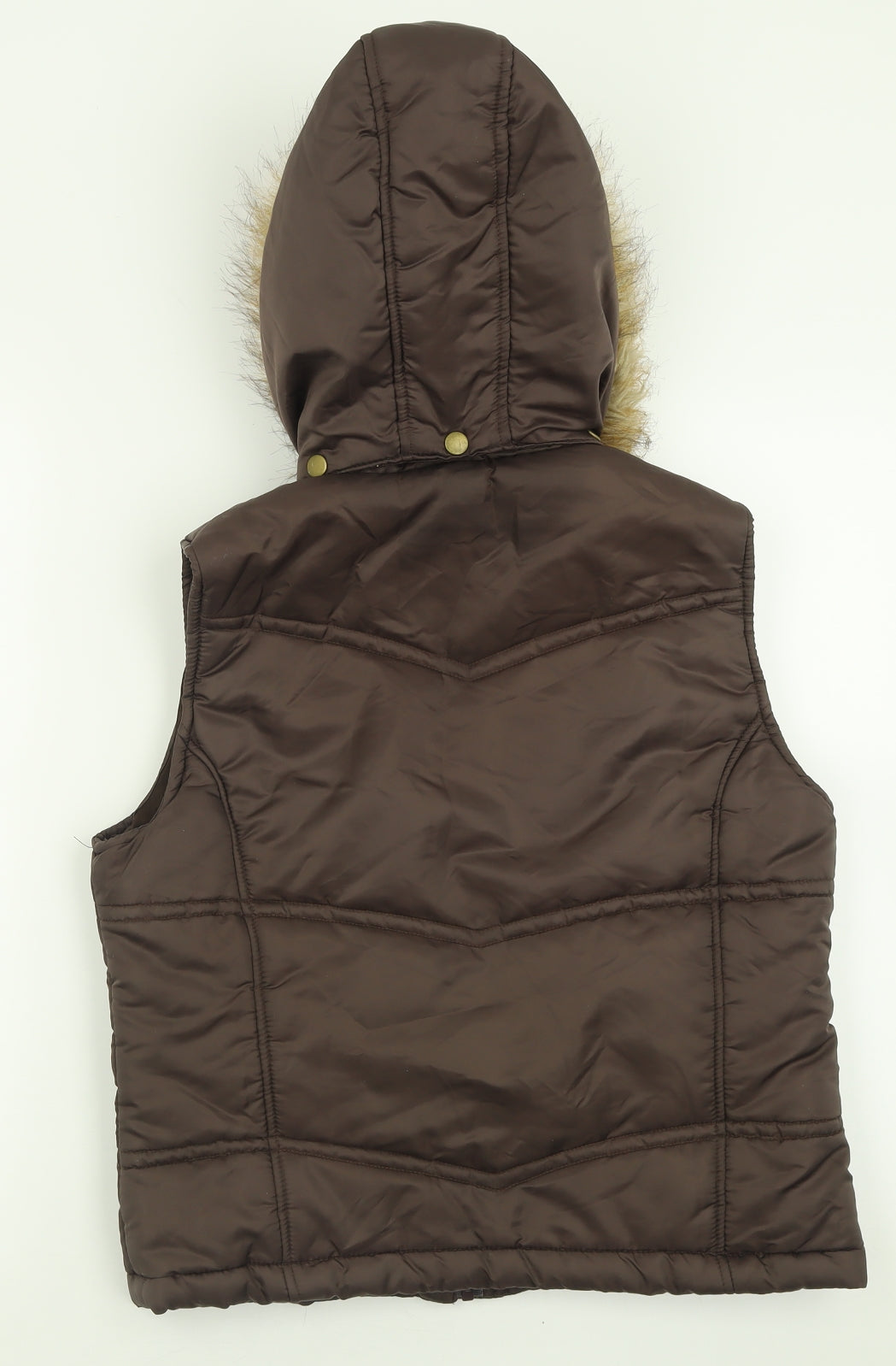 Artic Fluid Womens Brown   Gilet Jacket Size M  Zip