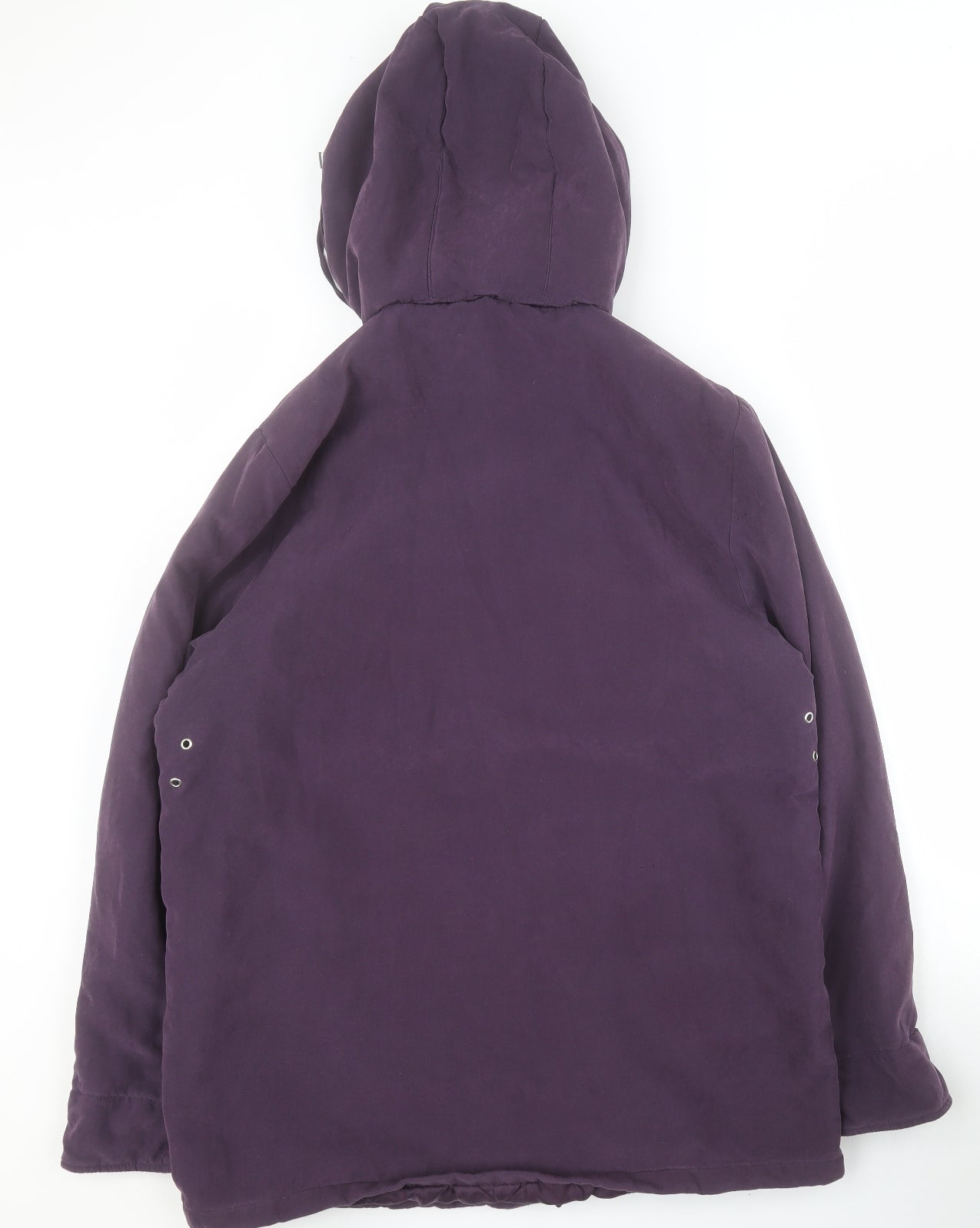 Classics Womens Purple   Pea Coat Coat Size 14  Zip