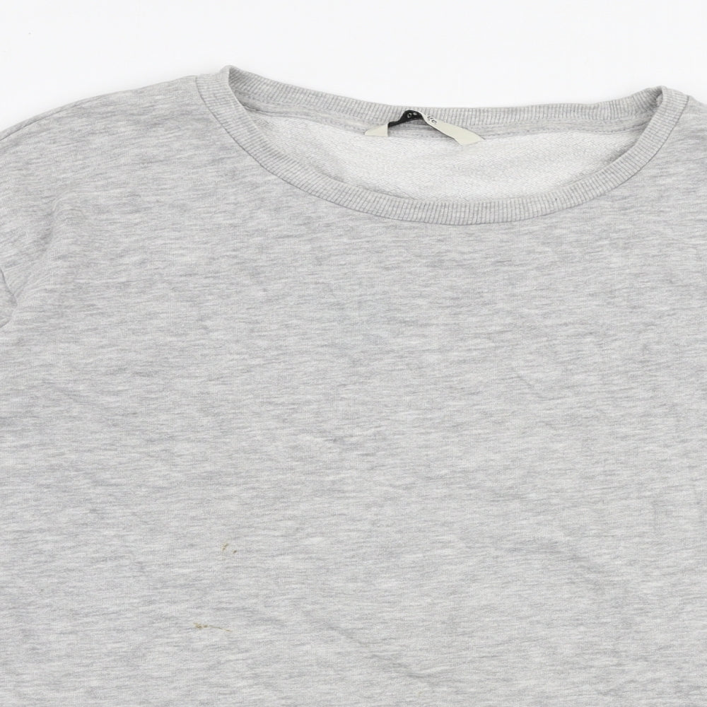 George Womens Grey  Cotton Pullover Sweatshirt Size 8  Pullover