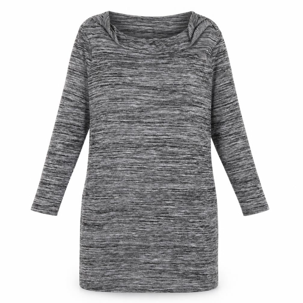 Marks and Spencer Womens Grey  Polyester A-Line  Size 16  Scoop Neck Pullover