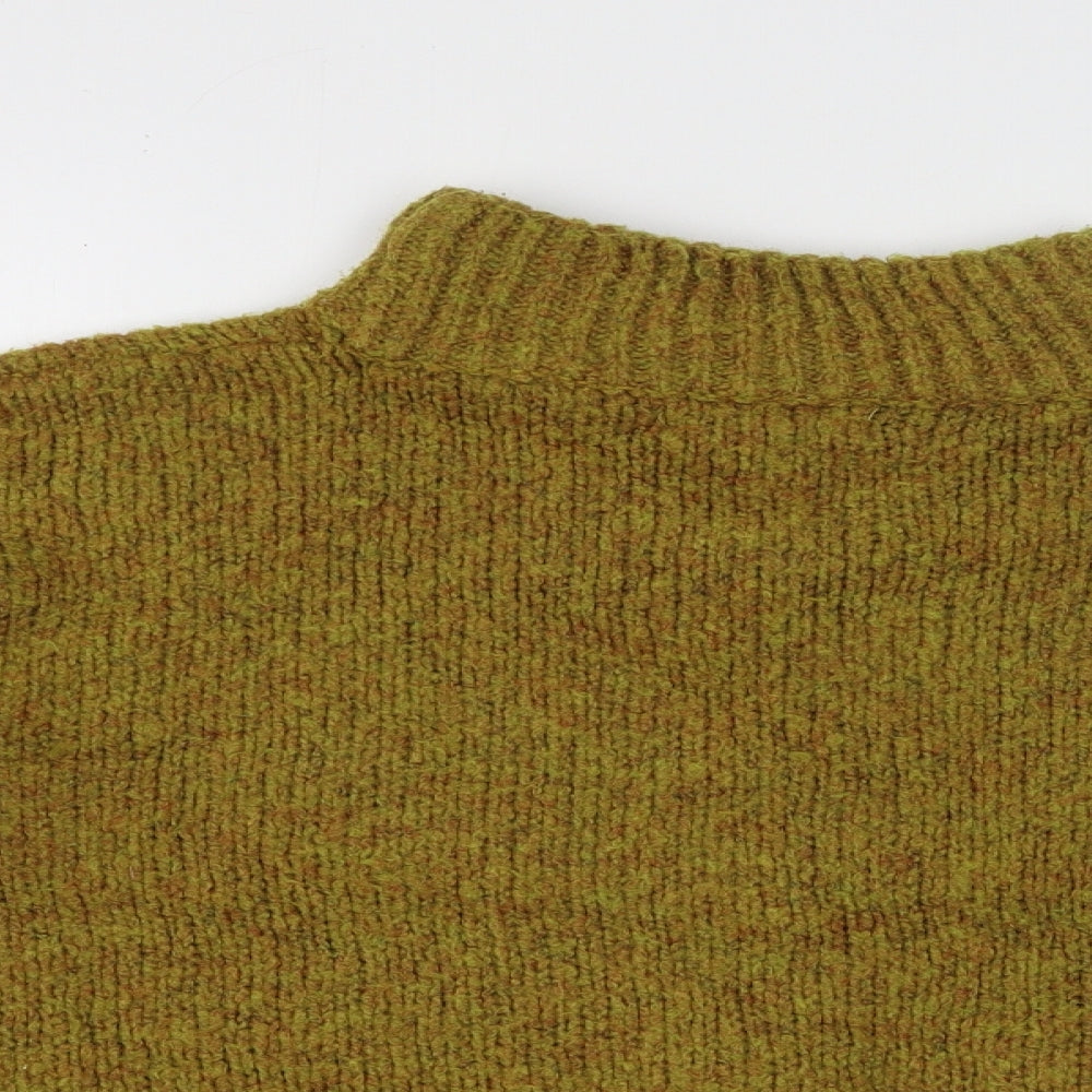 New Look Womens Green  Polyester Pullover Sweatshirt Size 10