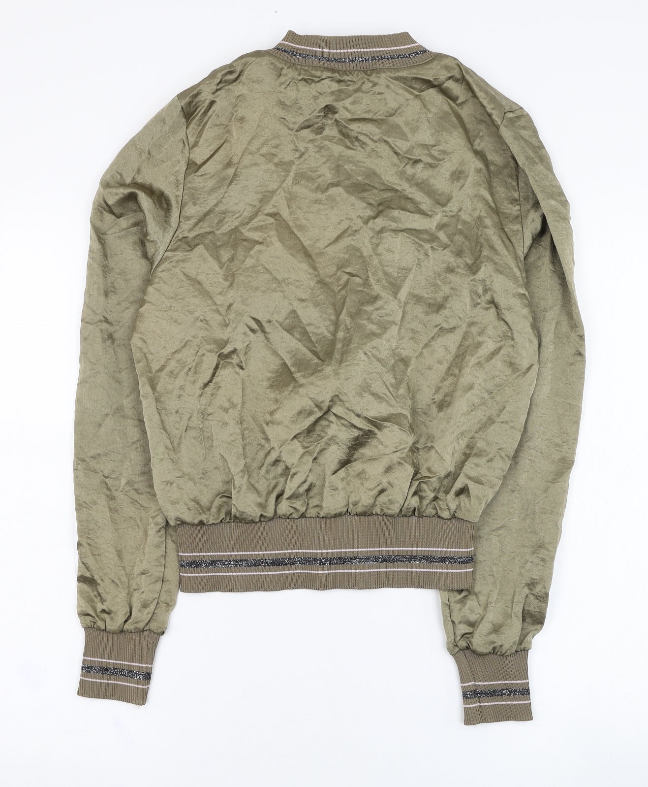 Jeffrey Rogers Womens Green   Jacket  Size 10  Zip