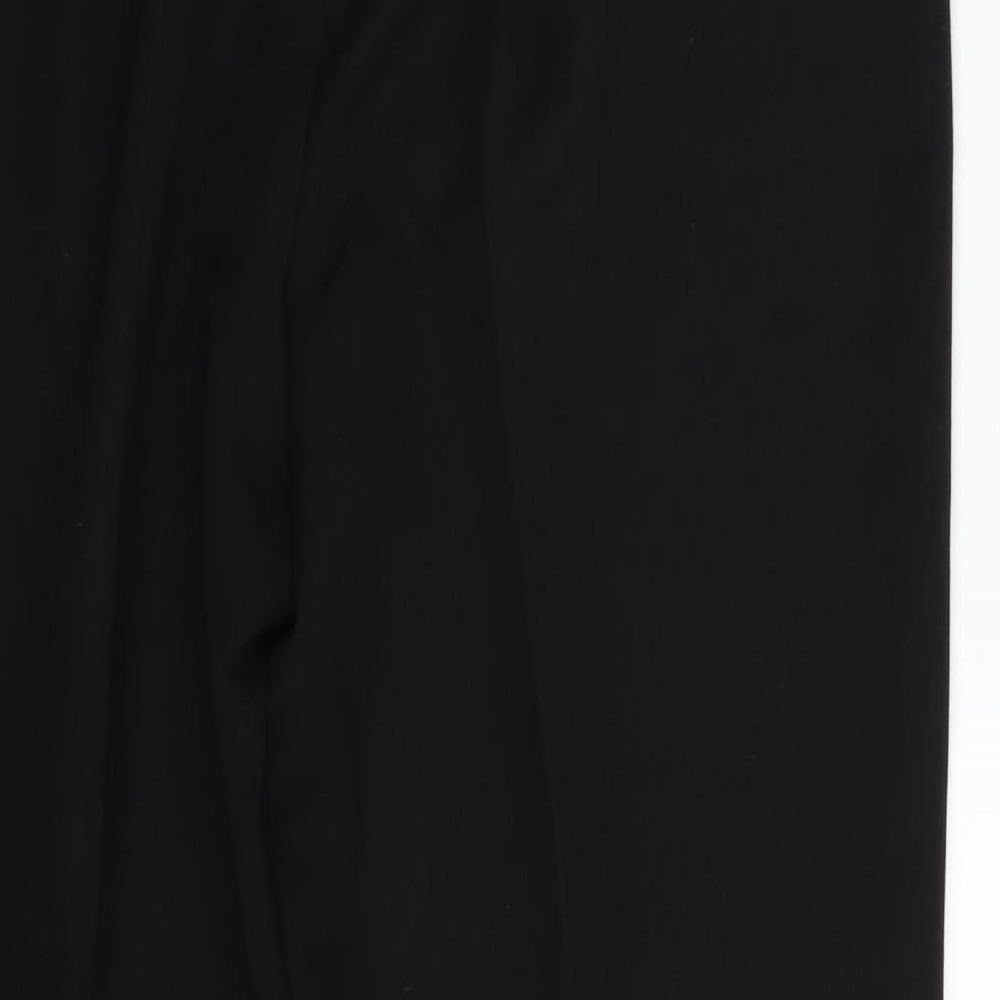 LIZZI Womens Black  Polyester Trousers  Size 18 L28 in Regular Zip