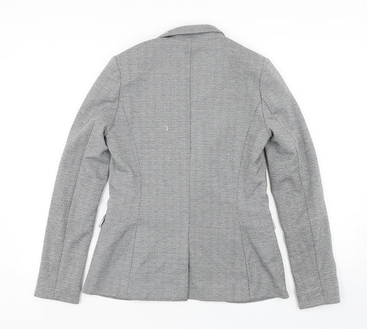 NEXT Womens Multicoloured Geometric Polyester Jacket Blazer Size 10
