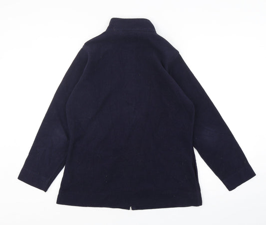 EWM Womens Blue  Polyester Full Zip Sweatshirt Size 14  Zip