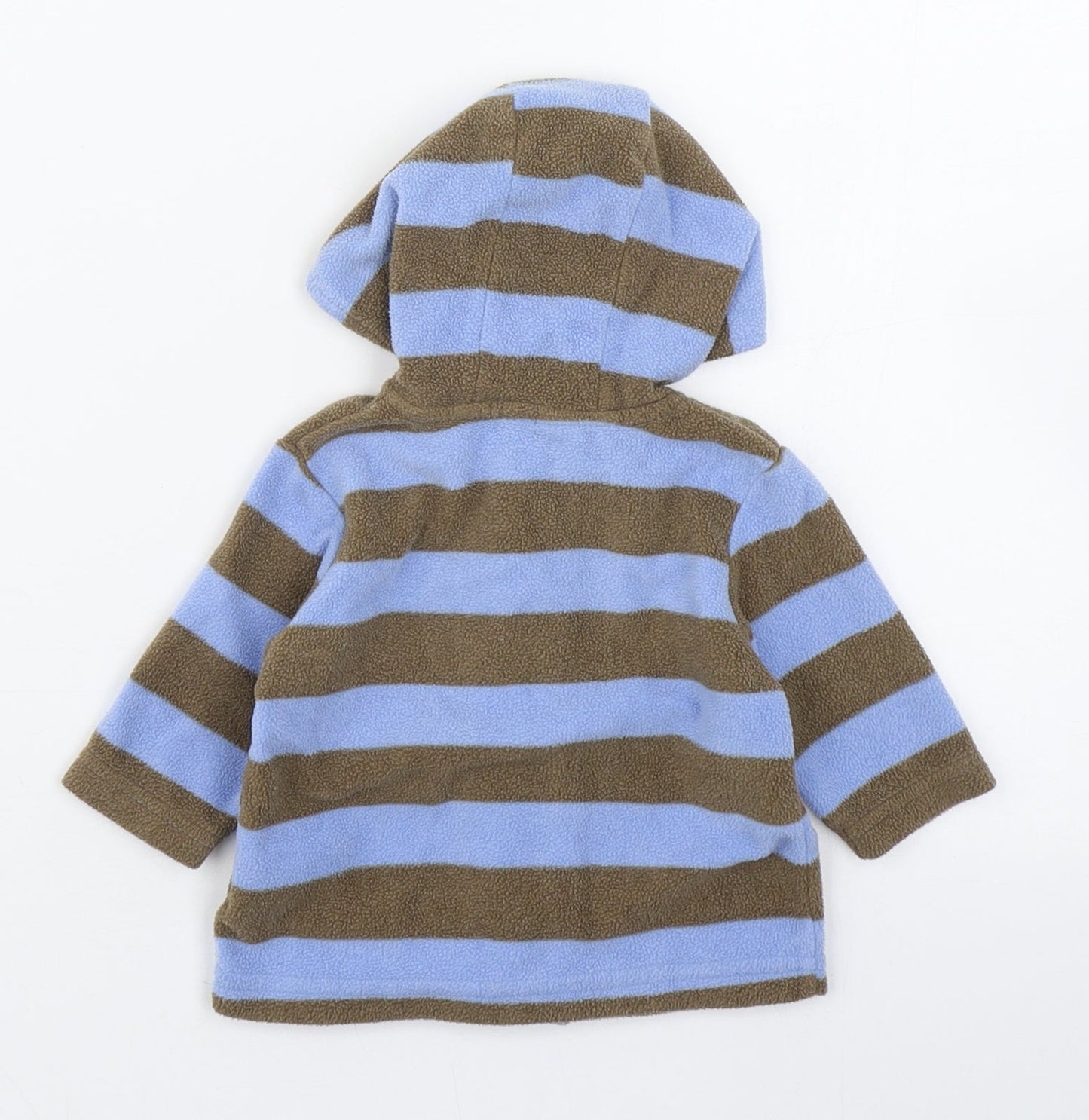 Cherokee Baby Blue Striped  Jacket  Size 0-3 Months   Zip