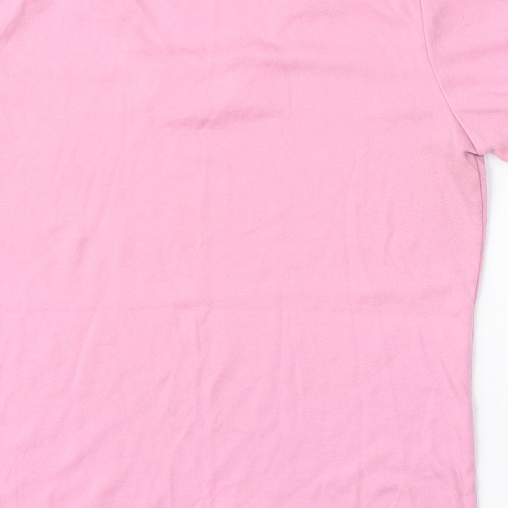Donna Lewis Womens Pink  Polyester Pullover Sweatshirt Size M