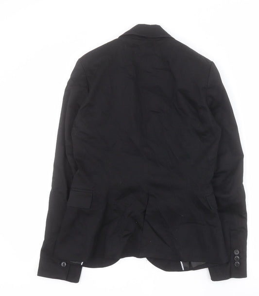 FOREVER 21 Womens Black   Jacket Blazer Size S  Button