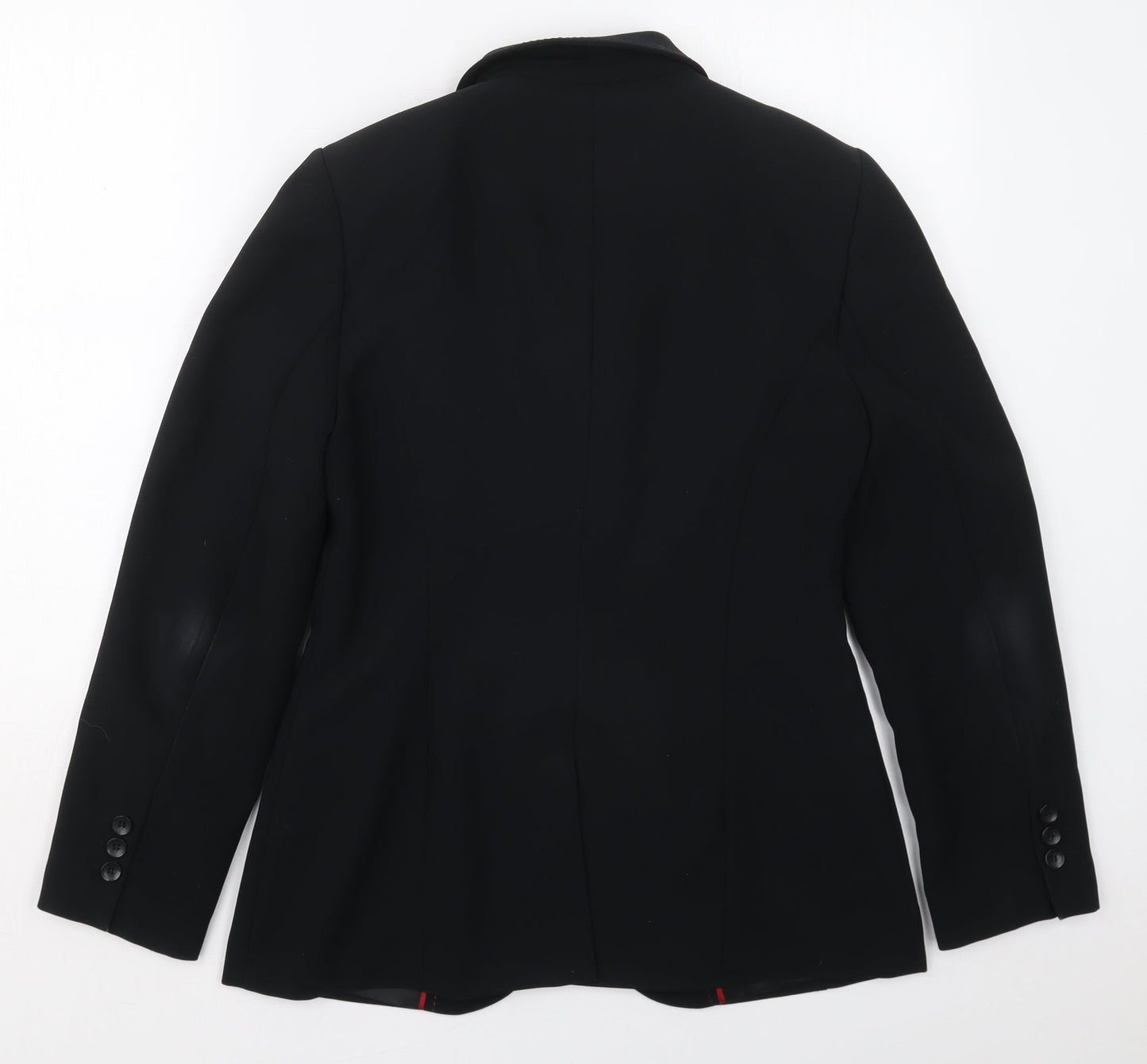 NEXT Womens Black  Polyester Jacket Suit Jacket Size 10
