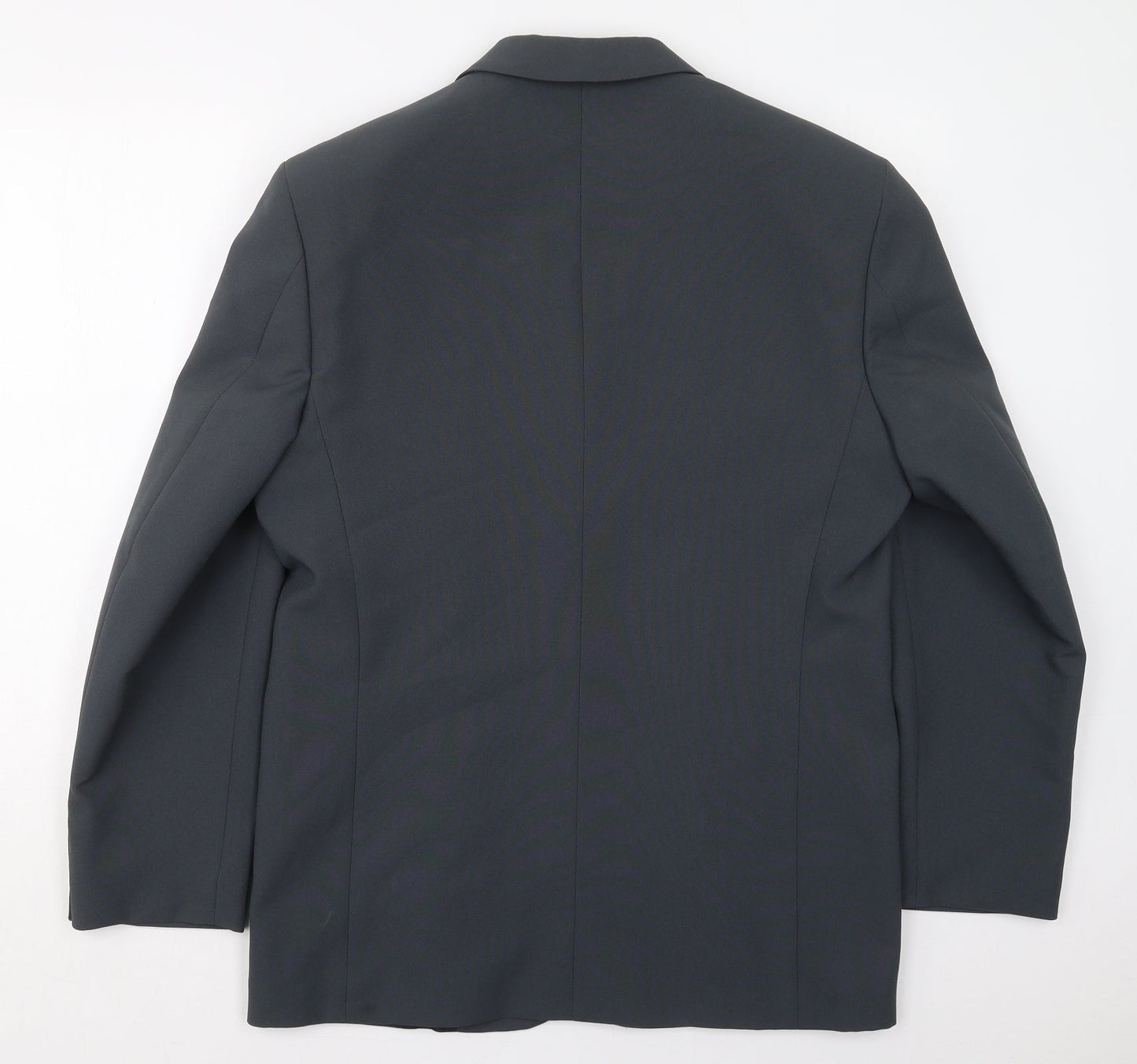 Savatini Mens Blue  Polyester Jacket Suit Jacket Size 38