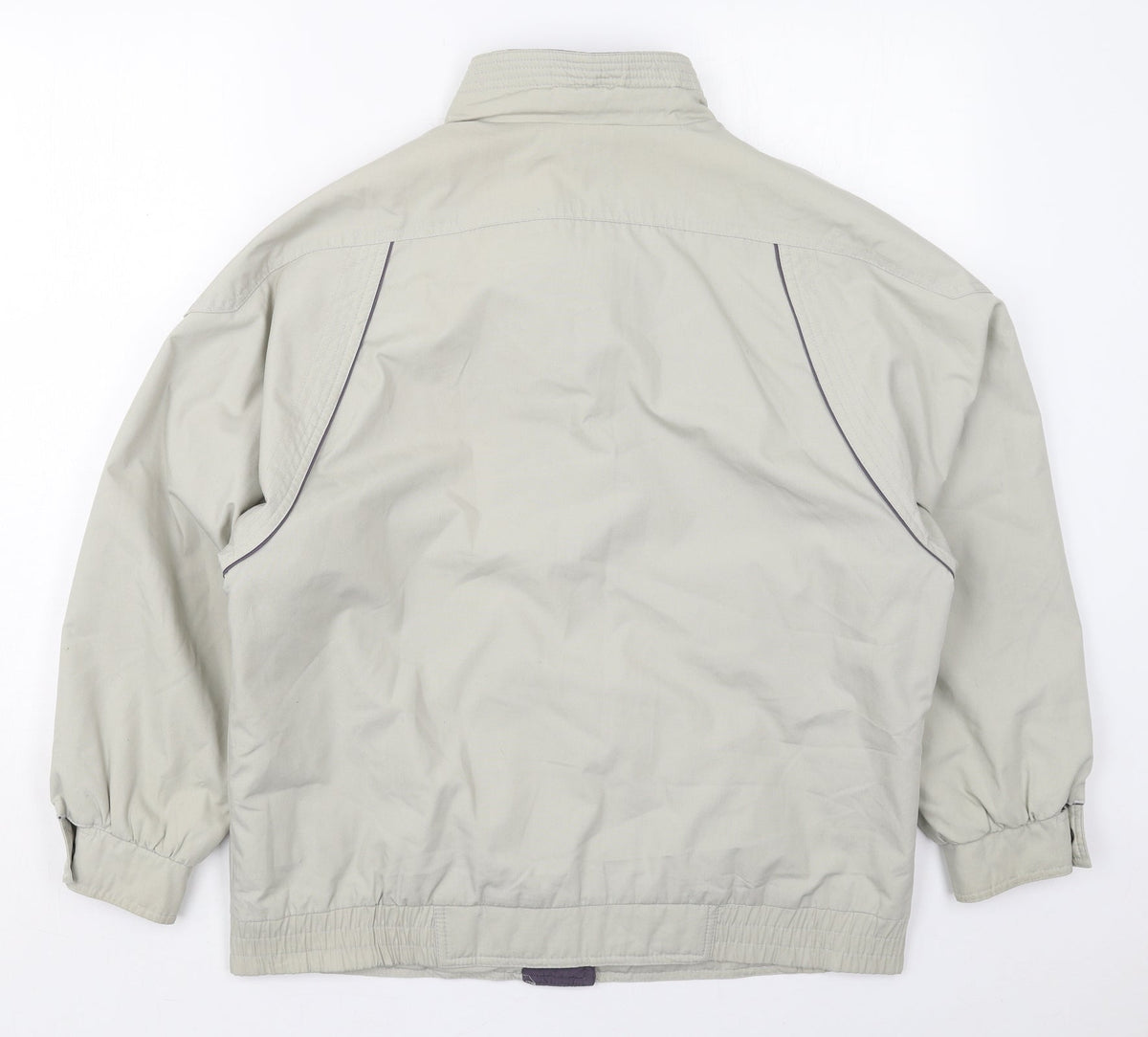 Back view of HOuose of Fraser women’s beige jacket, size UK 12, button