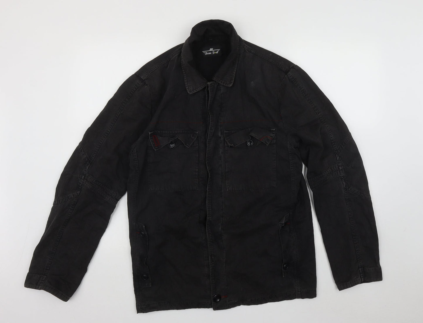 Brave Soul Womens Black   Jacket  Size XS  Button