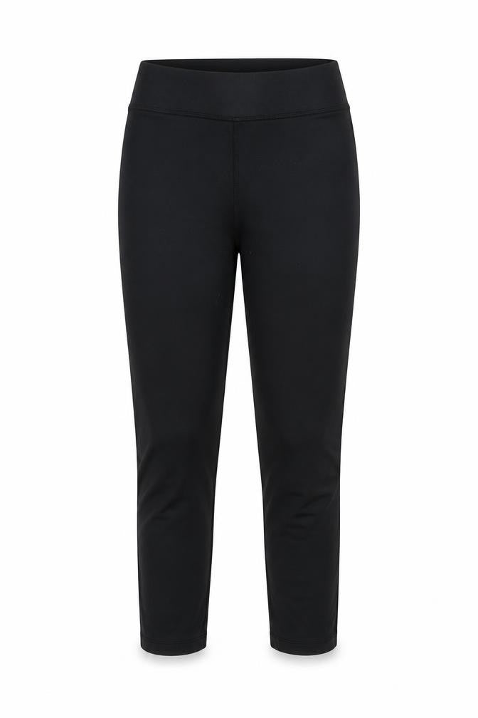 Domyos Womens Black  Polyester Compression Leggings Size S L18 in Athletic