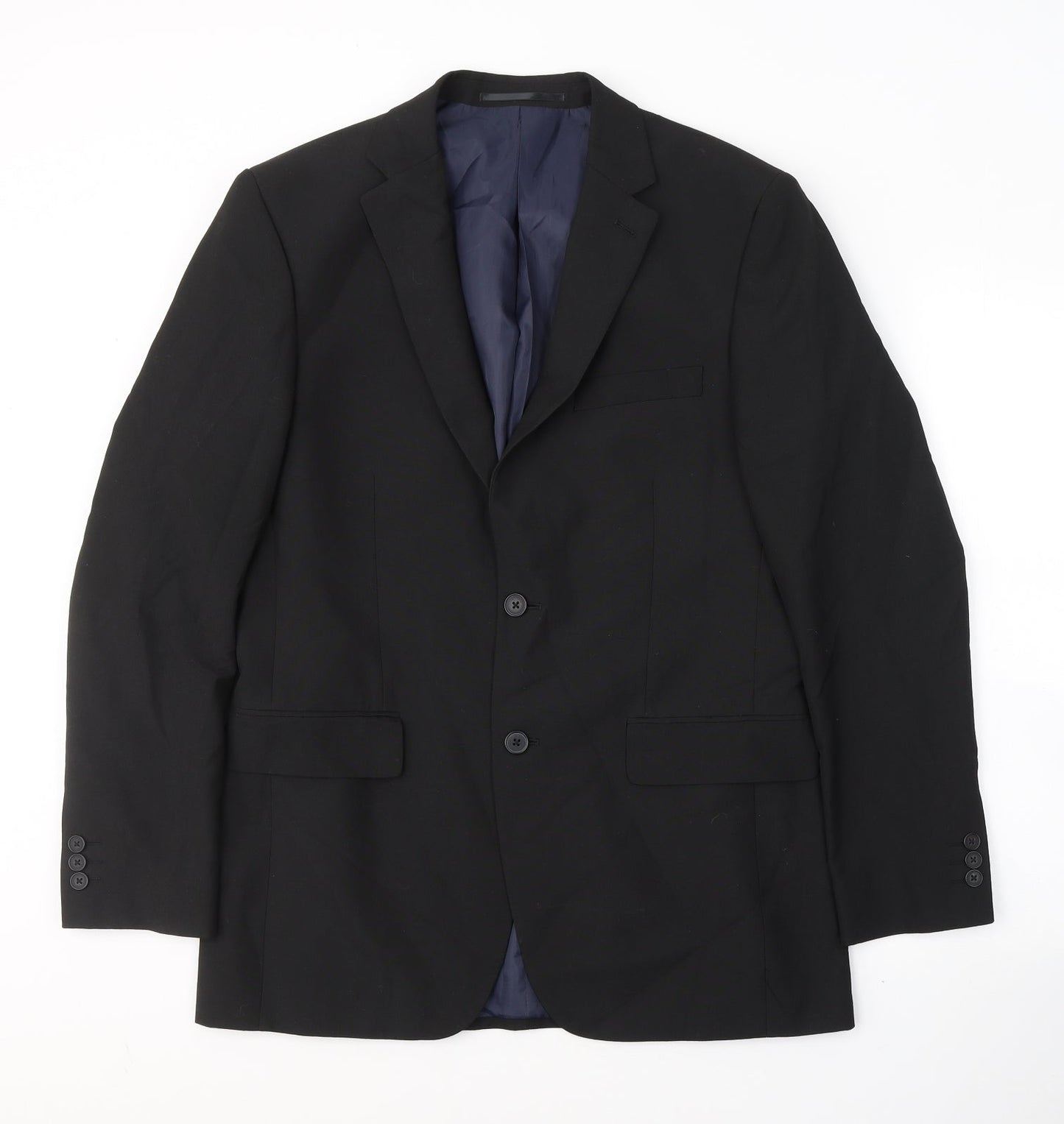 SCOTT&TAYLOR Mens Black  Polyester Jacket Suit Jacket Size M