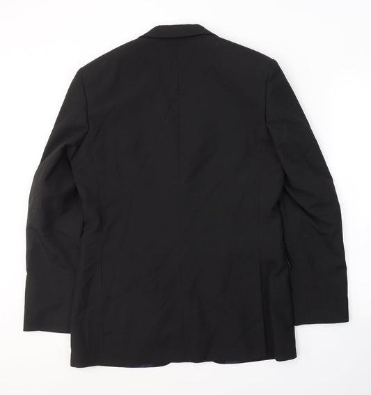 SCOTT&TAYLOR Mens Black  Polyester Jacket Suit Jacket Size M