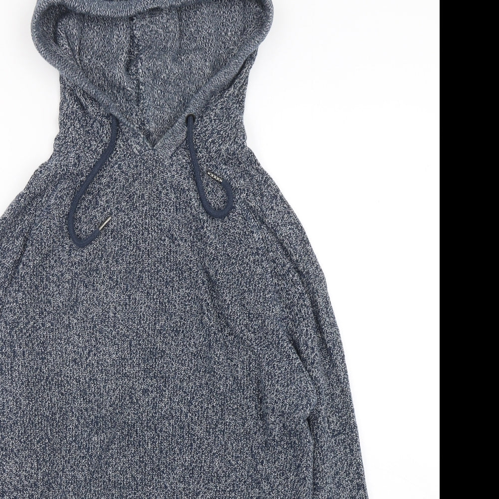 NEXT Mens Blue  Cotton Pullover Hoodie Size S