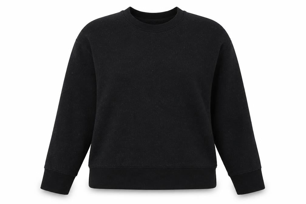 Dunnes Womens Black  Polyester Pullover Sweatshirt Size S