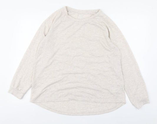 Primark Womens Beige  Polyester Pullover Sweatshirt Size L  Pullover