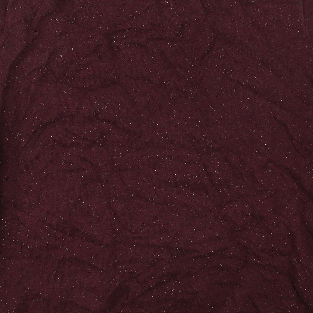 Gap Mens Purple Crew Neck  Cotton Pullover Jumper Size L