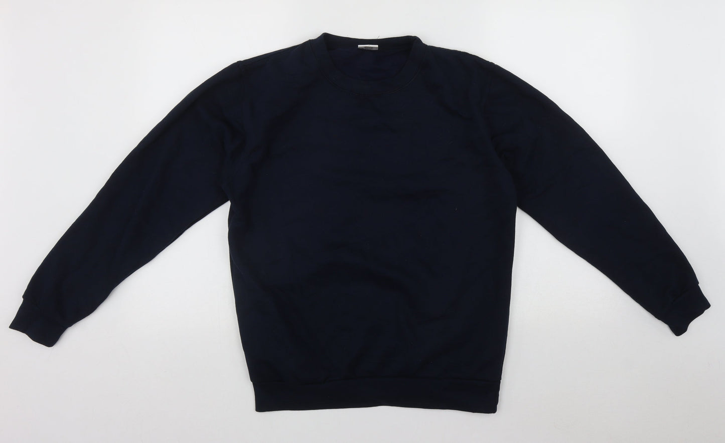 Stars & Stipes Mens Blue Round Neck  Polyester Pullover Jumper Size S