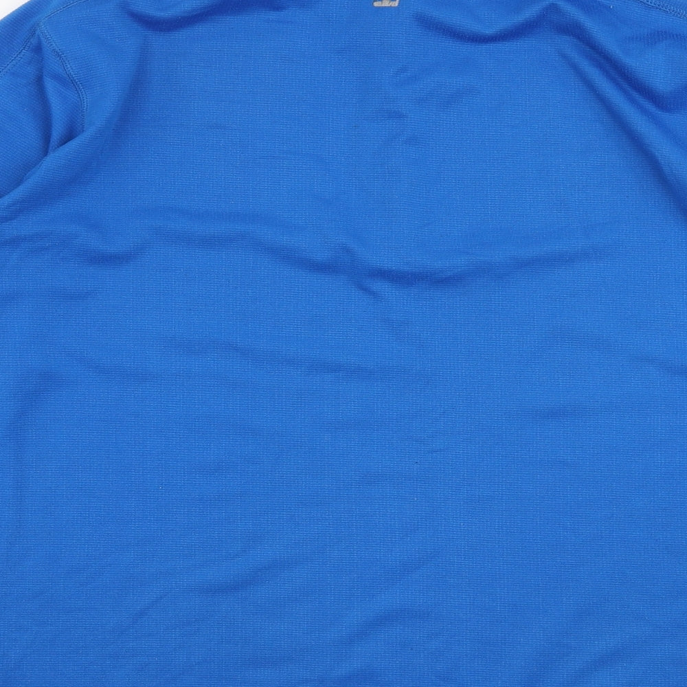 Hind Mens Blue  Polyester Pullover Sweatshirt Size M
