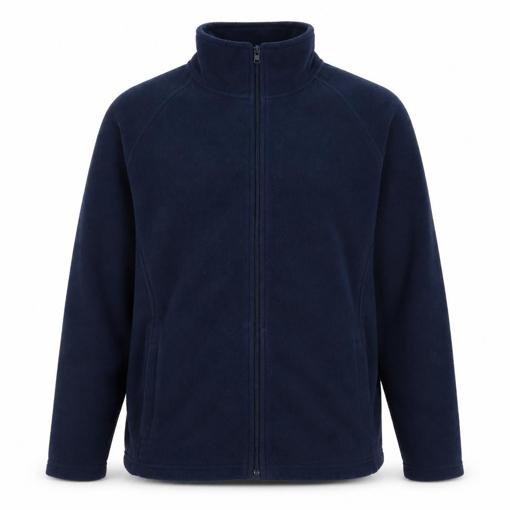 Tru collection  Mens Blue High Neck  Polyester Full Zip Jumper Size S