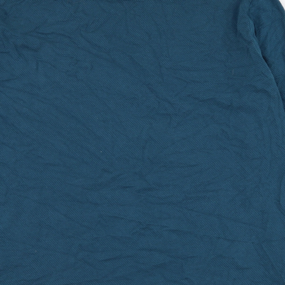 Matalan Mens Blue  Cotton Pullover Sweatshirt Size L