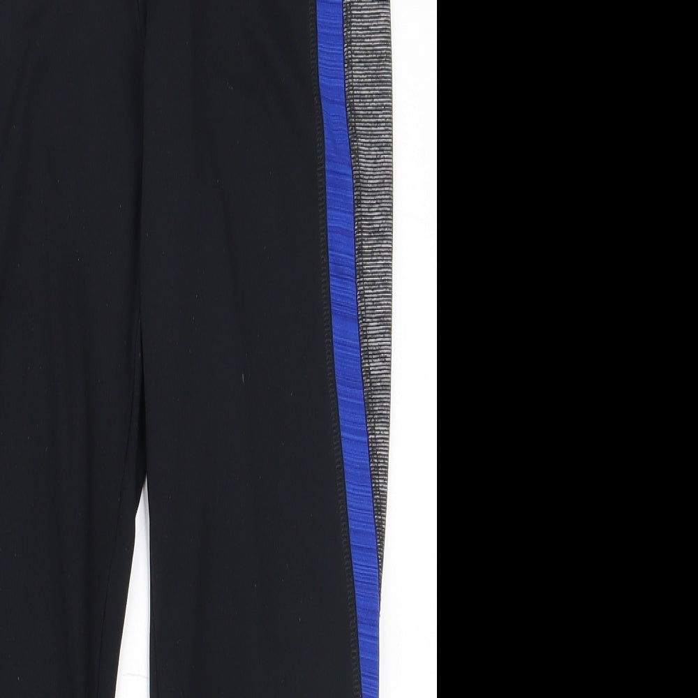 Dunnes Stores Womens Black  Polyester Jogger Leggings Size 10 L22 in Regular Pullover