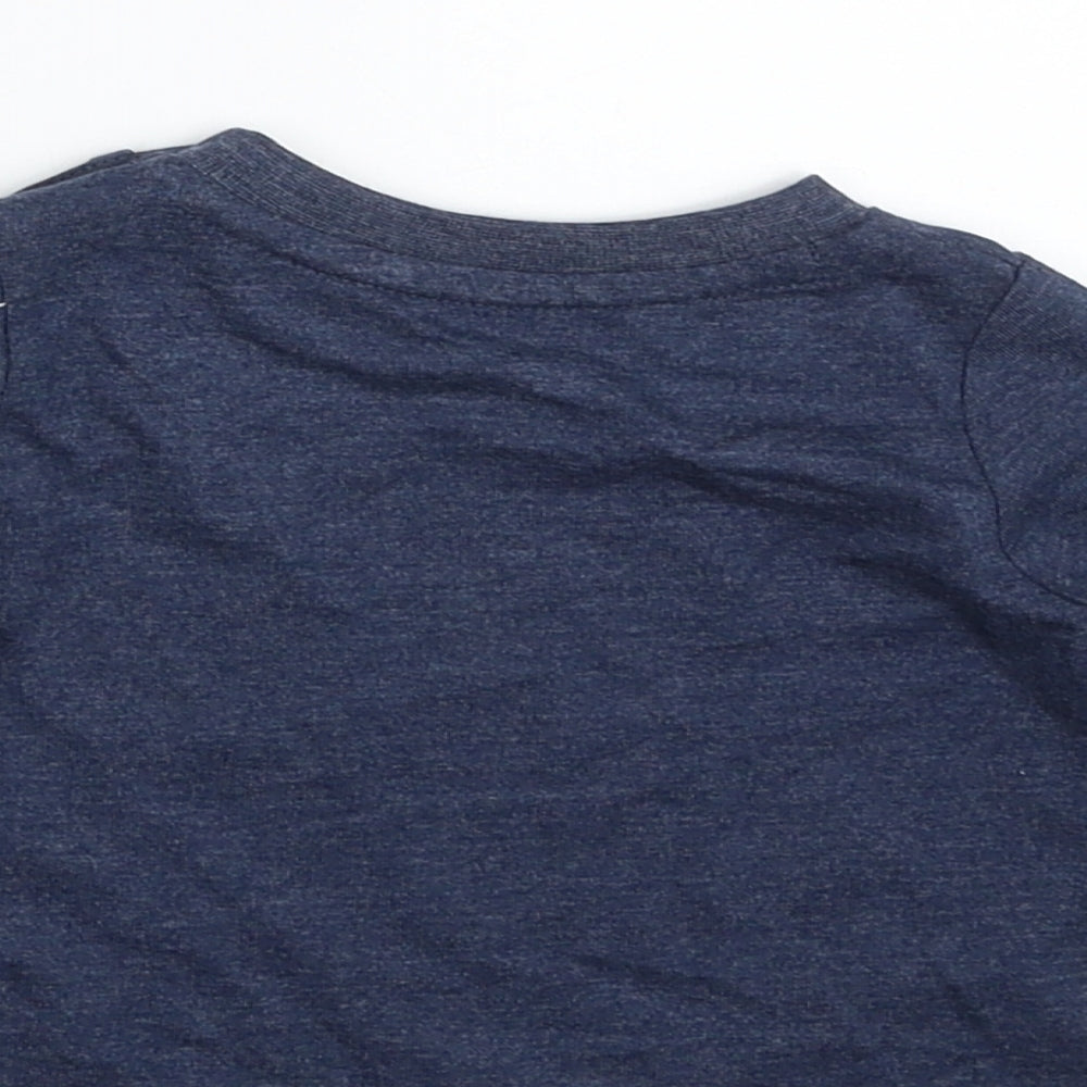 F&F Baby Blue  Cotton Basic T-Shirt Size 0-3 Months Crew Neck Pullover - Go for It