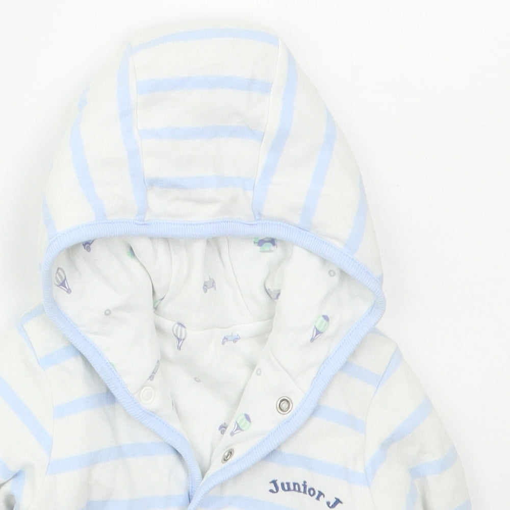 Debenhams Boys Blue Striped  Jacket  Size 3-6 Months   Button - Junior J