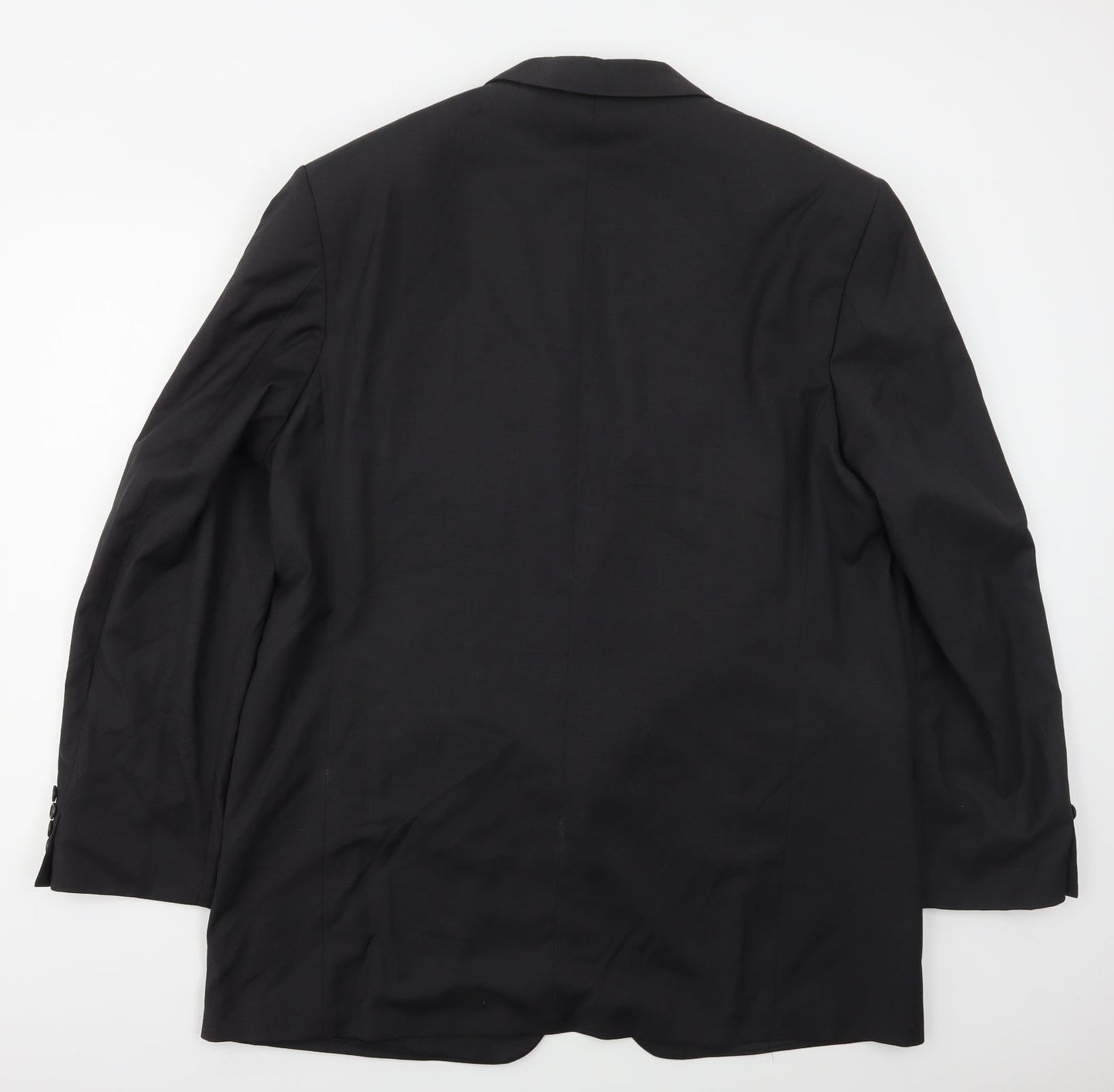 Preworn Mens Grey  Polyester Jacket Suit Jacket Size 44