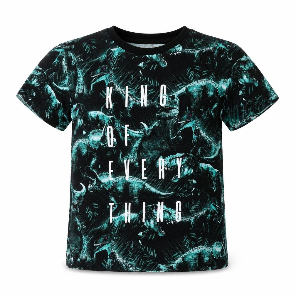 NEXT Boys Green  100% Cotton Jersey T-Shirt Size 4 Years Round Neck Pullover - King of everything