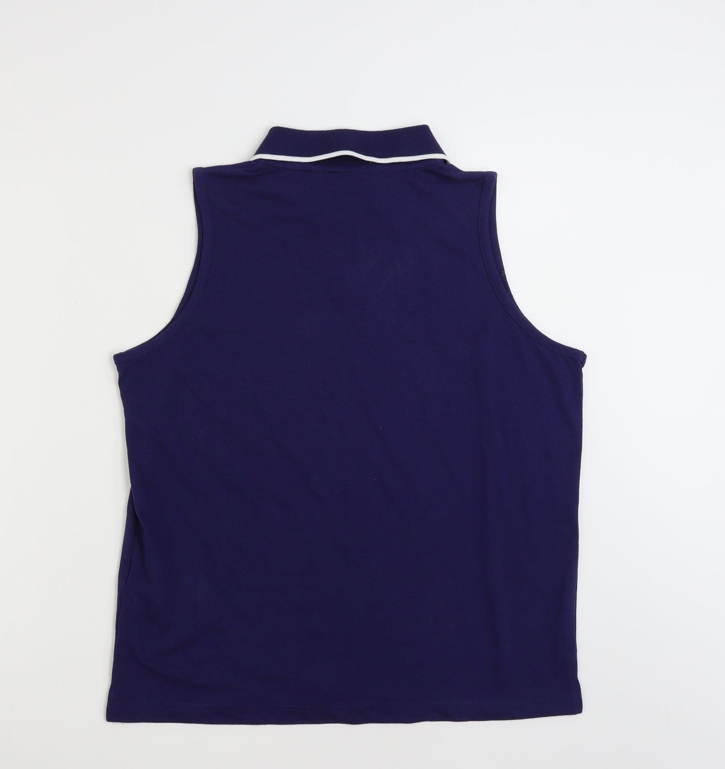 Bonmarché Womens Blue  Polyester Vest Sweatshirt Size M  Pullover